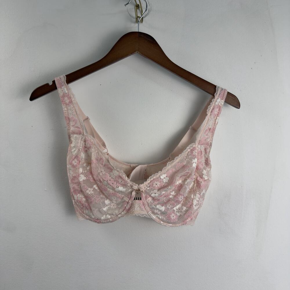 Victoria's Secret Nwt Body by Victoria Pink Lace Unlined Demi Bra No Size TAG